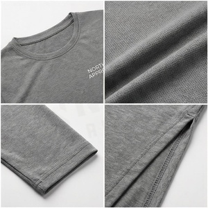 T-shirt à manches longues et col rond pour femme North Approach, gris uni, respirant, en polyester, vêtements de sport - Product Image 4