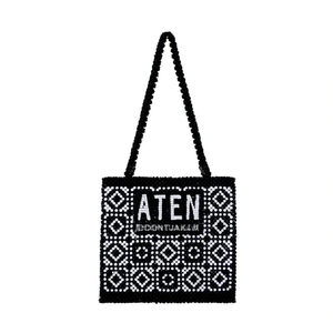 Sacs fourre-tout promotionnels de style tendance, durables, avec poignée baguette, en perles de verre, artisanaux indiens colorés, de luxe, de style ethnique - Product Image 2