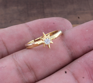 Luxury Gold Plated 925 Sterling Silver Cubic Zirconia <b>Ring</b> AAAA <b>CZ</b> Diamond Engagement Wedding Band Women Jewelry Wholesale - Product Image 1