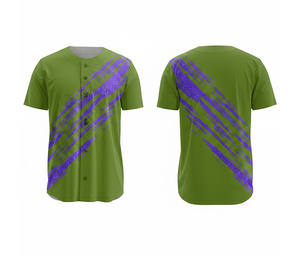 เสื้อเบสบอลแบบซับลิเมชั่นคุณภาพสูง |   ชุดเบสบอลทีมพร้อมโลโก้และหมายเลขแบบกำหนดเอง |   ฐานผ้าโพลีเอสเตอร์ที่ระบายอากาศได้ดี - Product Image 6