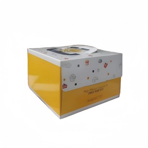 กล่องเบเกอรี่หรูหรากล่องสองชิ้นพร้อมวัสดุรีไซเคิลสำหรับบรรจุภัณฑ์อาหารที่มีสไตล์-เหมาะสำหรับเบเกอรี่มืออาชีพ - Product Image 3