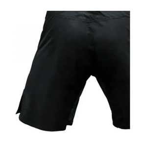 Shorts de boxe MMA pour hommes, haute qualité, spandex et polyester, logo sur le devant, respirant, séchage rapide, personnalisable - Product Image 2