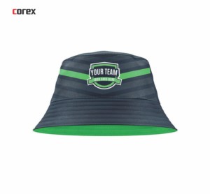Custom <b>Bucket</b> <b>Hat</b> Polyester Mesh Unisex Outdoor Casual Spring Summer Adult Heat Transfer Printing Front Logo - Product Image 6