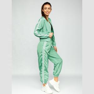 FitneSS Clothing 3 Pcs Sports Luxury Fall Zip up Gym Fitness Set Long SleeveAnd Yoga Pants Set Jogging Set - Product Image 5