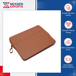 100% Quality Commitment Water Resistance Modern Luxury Style PU Leather Laptop <b>Bag</b> with Zipper at Direct Factory Rates - Product Image 4