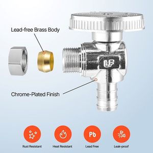 Valvola Angolare per Uso Commerciale e Domestico per Accessori di Riscaldamento e Altre Applicazioni - Product Image 4