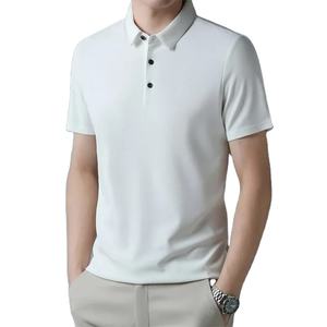 2025 nouveaux hommes de haute qualité respirant pour Polo mode sport maillot décontracté affaires T-Shirt printemps été brodé - Product Image 1