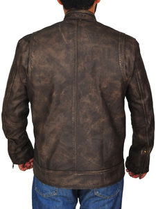Gilet moto pour homme Al Nolan Enterprises en cuir PU rouge, écologique, respirant, antibactérien, col montant, coupe ajustée, streetwear - Product Image 4