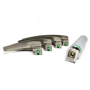 Premium Quality Macintosh Fiber <b>Optic</b> Manual Laryngoscope Set 4 Interchangeable Blades Medical Grade Stainless CE Certified - Product Image 3