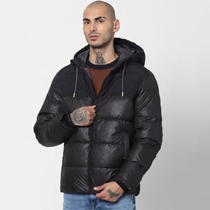 Wholesale High Quality Customized <b>Men's</b> Winter Quilted <b>Jacket</b> Stand Collar Formal Style Eco-Friendly Waterproof Windproof 100% - Product Image 3