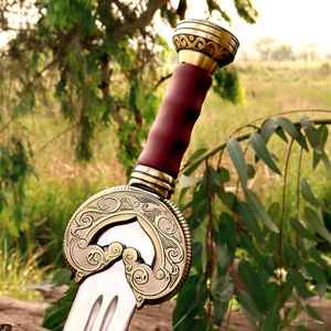 Vente en gros d'épées vikings Herugrim Theoden du Seigneur des Anneaux en acier inoxydable de qualité supérieure, fabriquées à la main, avec une poignée confortable - Product Image 4