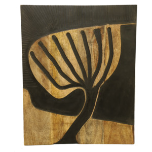 Handcrafted Wooden <b>Wall</b> Art Plaque WA-007 | Abstract <b>Tree</b> Design | Home Decor - Product Image 1