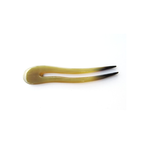 Coiffe classique en corne de buffle naturelle polie pour coiffure quotidienne – Couleur naturelle authentique, artisanat sculpté à la main - Product Image 1