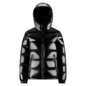 Customized High Quality Men's Casual Outdoor Wear Puffer <b>Jacket</b> Autumn Padded Animal Print Plain <b>Zipper</b> up Bubble <b>Jackets</b> - Product Image 1