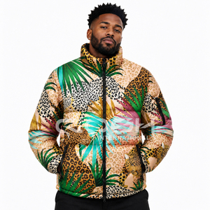 Cosh International Custom Sublimated Unisex Puffer Jacket <b>Waterproof</b> Breathable Cotton Padded <b>Winter</b> <b>Coat</b> - Product Image 4