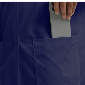 Stylish Medical <b>Scrub</b> <b>Top</b> Durable Fabric Relaxed Fit V Neck Short Sleeve Uniform Design With Functional Pockets For Daily - Product Image 4