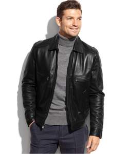 เสื้อแจ็คเก็ตหนังผู้ชายแบบทางการสำหรับฤดูหนาว น้ำหนักเบา ดีไซน์สั่งทำพิเศษ OEM คุณภาพสูง ระบายอากาศได้ดี สำหรับขายออนไลน์ - Product Image 1