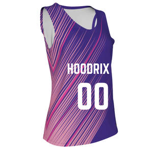 เสื้อเจอร์ซีย์แขนกุดสำหรับผู้หญิง Dodgeball แบบมีโลโก้สั่งทำพิเศษ น้ำหนักเบา ระบายความร้อนได้ดี ป้องกันการเกิดขุย ซับเหงื่อ ระบายอากาศได้ดี เหมาะสำหรับทีมมืออาชีพ - Product Image 3
