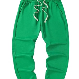 Nouveauté 2026 – Pantalon homme mi-lourd 100 % coton noir et blanc avec logo imprimé DTF personnalisé – Coupe oversize streetwear - Product Image 1