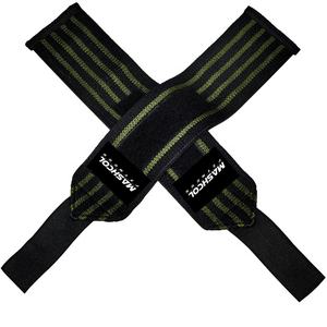 Venta al por mayor de muñequeras elásticas personalizadas unisex para gimnasio, muñequeras transpirables para levantamiento de pesas con bucle para el pulgar, suministro a granel - Product Image 2