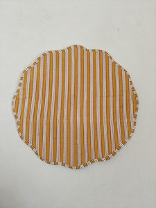 Patchwork Reversible Cotton Floral Print Quilted <b>Thin</b> Machine Washable Multi-Shaped Customizable Rajasthan Placemat <b>Dining</b> Mat - Product Image 5