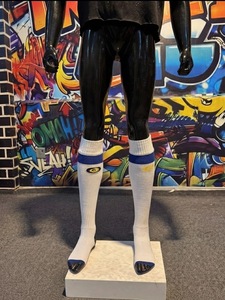 Custom <b>Knee</b> <b>High</b> Crew Sports <b>Socks</b> Knitted Compression Style Yoga Soccer Football Team Breathable Quick Dry Sportswear Wholesale - Product Image 1