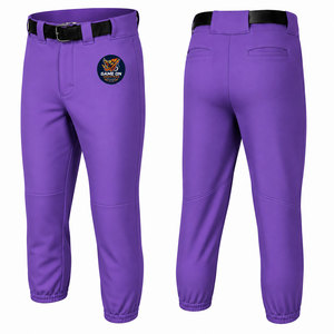 Wholesale Manufacturer Baseball Pants Customized Color Sportswear Plus Sizes Breathable Durable Athletic Baseball Pants - Product Image 5