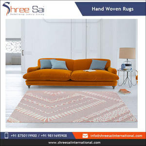 Offre Spéciale motif géométrique coton tissé tapis tissé à la main tapis de zone de tissage plat pour décor scandinave dans la chambre ou le salon - Product Image 4