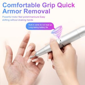 Taladro Eléctrico Profesional Recargable para Uñas, 35000 RPM, Pantalla LCD, Velocidad Ajustable para Uñas Acrílicas, Lima de Uñas - Product Image 3