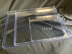 ถาดอะคริลิคใสทรงวงรีของ ILAHI น้ำหนักเบา ตกแต่งงานศิลปะ DIY งานฝีมือพื้นบ้าน ของตกแต่งงานปาร์ตี้ อีสเตอร์ ตรุษจีน ต้นไม้ ใช้ได้หลายโอกาส - Product Image 1