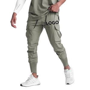 กางเกงคาร์โก้มีหลายกระเป๋าของผู้ชายผ้าฝ้าย100% พรีเมี่ยมแบบลำลองฤดูใบไม้ผลิ2022ออกแบบล่าสุด - Product Image 1