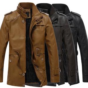 Veste en cuir véritable noire à fermeture éclair, coupe slim, tendance, pour homme, veste bomber décontractée, veste de qualité pour homme, best-seller - Product Image 3