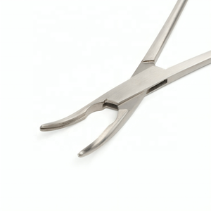Pinzas Quirúrgicas Veterinarias Internacionales Micro Vision de Calidad Premium, Tipo De Bakey-Crile, Curvas, de Acero Inoxidable, 12cm y 15cm - Product Image 2