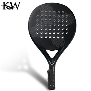 Raquettes de padel 18K carbone argentées avec surface texturée 3D, trous de précision, système anti-vibrations intelligent, raquettes de padel avancées - Product Image 1