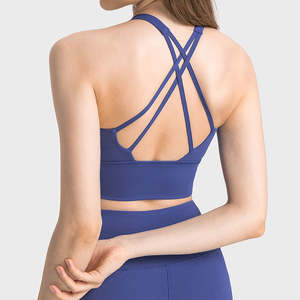 Sujetador Deportivo Personalizado con Logotipo, Sujetador Deportivo Largo de Alto Impacto, Espalda Cruzada, para Gimnasio, Fitness y Yoga - Product Image 6