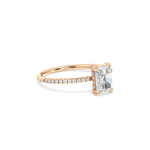 REYES Hot Selling IGI Certified <b>14K</b> Solid <b>Gold</b> HPHT CVD Lab Grown Diamond Solitaire <b>Ring</b> For Women Luxury Wedding Fine Jewelry - Product Image 3