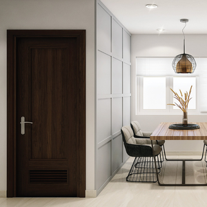 Porte intérieure en composite bois écologique moderne, panneau résistant à la moisissure, porte WPC, ouverture manuelle, utilisation en appartement - Product Image 3