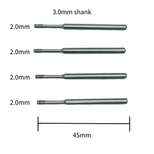 Tige de meulage diamantée CBN pour trous intérieurs, OEM, haute dureté, queue de 3 ou 6 mm pour le finissage de précision des trous dans les métaux durs - Product Image 1