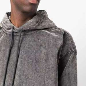 Custom Blank Vintage Distressed <b>Pullover</b> <b>Mens</b> Acid Washed Paint Splatter Sunfaded Winter Fleece Streetwear Hoodie No - Product Image 4