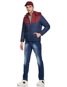 Chaqueta Acolchada de Lona para Invierno, Resistente al Viento, con Cuello Mao y Cierre de Cremallera, Servicio OEM - Product Image 2