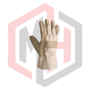 Guantes de Trabajo Clásicos Cromados, Guantes de Cuero con Palma Completa, Resistentes a Desgarros, Transpirables, Anticorte, Antiestáticos, para Bomberos - Product Image 3