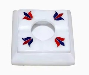 High Quality Table Ash Tray Square Marble Cigarette Ash Holder Most Popular Trending Factory's Latest Selling <b>Ashtray</b> - Product Image 1