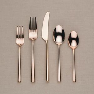 Collection de couverts en acier inoxydable abordables pour la maison, les restaurants, les hôtels, la restauration, la cuisine, la table à manger, ensemble cuillère, fourchette, couteau - Product Image 4