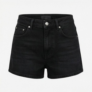 Shorts de Mezclilla Casuales Premium para Mujer, Pantalones Formales a Media Pierna, Fantástica Ropa de Verano con Técnicas de Lavado, Moda Urbana de Calidad - Product Image 1