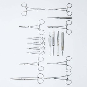 Kit vétérinaire premium de 18 pièces pour stérilisation féline, en acier inoxydable, comprenant un crochet Snook pour ovariohystérectomie et des pinces Rochester-Carmalt - Product Image 4