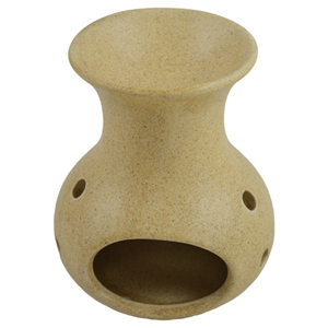 Brûleur d'huile noir décoratif en céramique, design coloré naturel, pour la maison, diffuseur de parfum naturel, porte-encens - Product Image 6