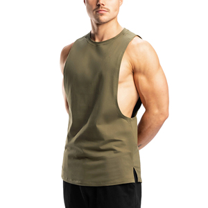 Camiseta Deportiva Personalizada al por Mayor para Hombre, Camiseta sin Mangas para Gimnasio, Entrenamiento Muscular, Ejercicio, Running y Deportes - Product Image 2