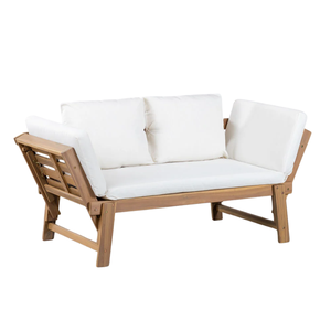 ม้านั่งไม้สมัยใหม่ ทนทาน ปรับได้ นั่งสบาย สำหรับลานบ้าน ยี่ห้อ Minh Phuoc Furniture เวียดนาม เหมาะสำหรับห้องนั่งเล่น สระว่ายน้ำ สวน ใช้งานง่าย - Product Image 1