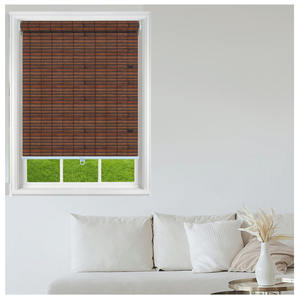 Persiana Enrollable de Bambú Decorativa con Filtro de Luz, Diseño Natural Sencillo, Inalámbrica, Integrada, para Ventanas Francesas, Ecológica - Product Image 1