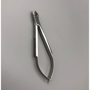Cortacutículas Curvo de 14 cm con Acción de Resorte, Acero Inoxidable, Profesional, para Manicura, Pedicura y Uñas de Bebé - Product Image 3
